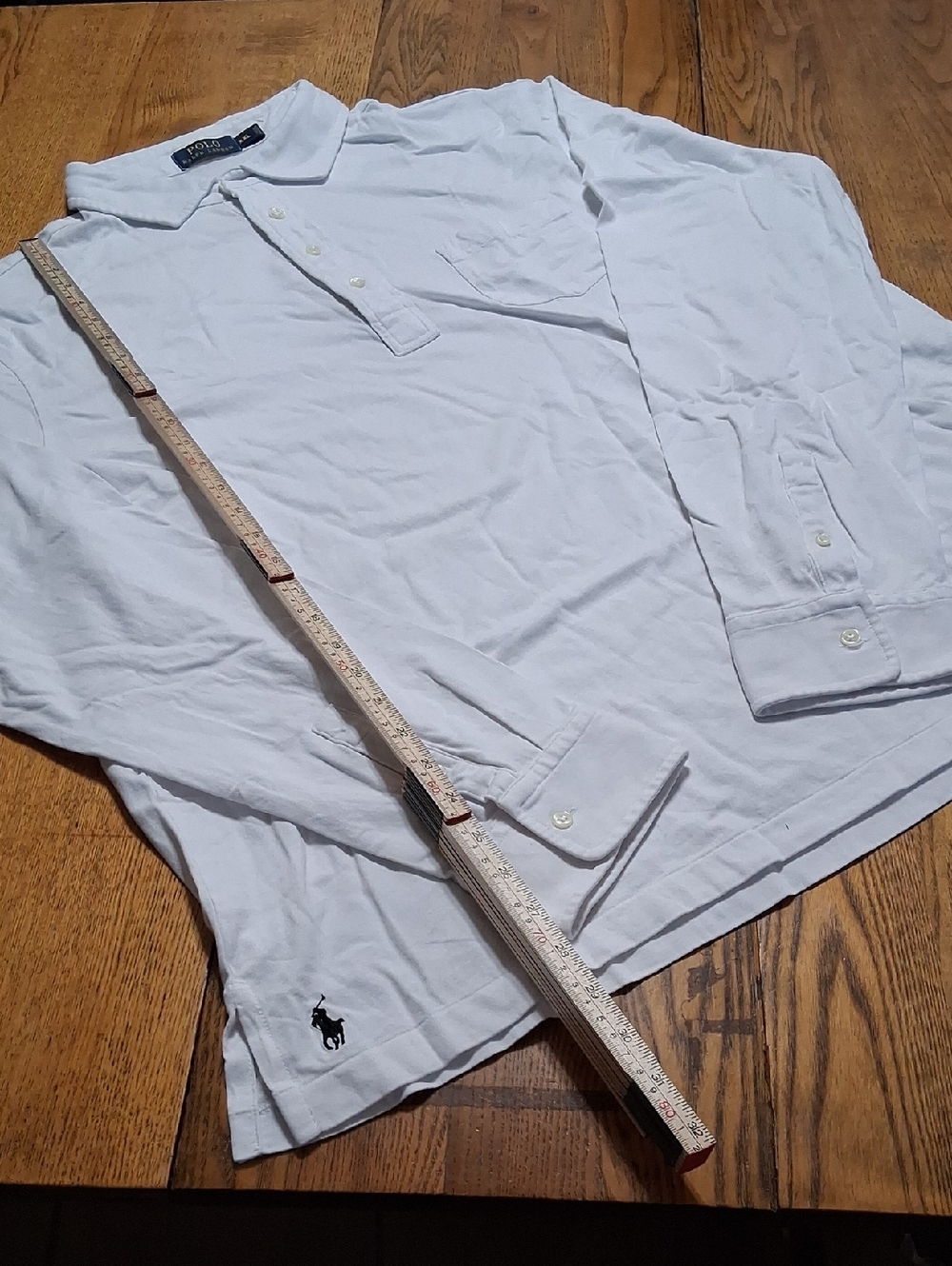 POLO Ralph Lauren Mens SHIRT XXL Long Sleeves  WHITE NEW Top Pull Over